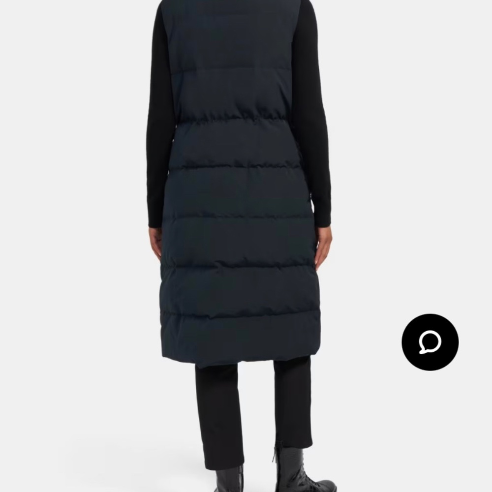 Theory True Puff long vest New Medium